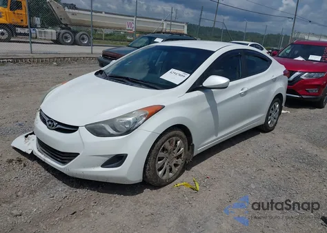 2012 Hyundai Elantra Gls из США, поврежденный, VIN 5NPDH4AE3CH145763